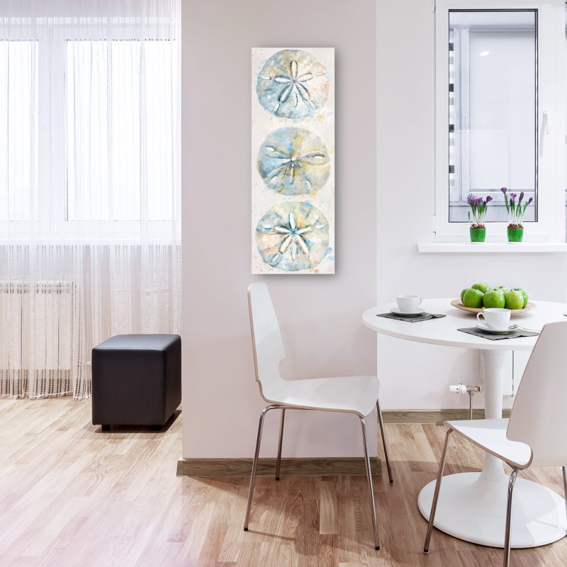 Shell Panel II By Studio Arts Canvas Wall Art Print, 22" H x 8" W, Wrapped Canvas, No Frame