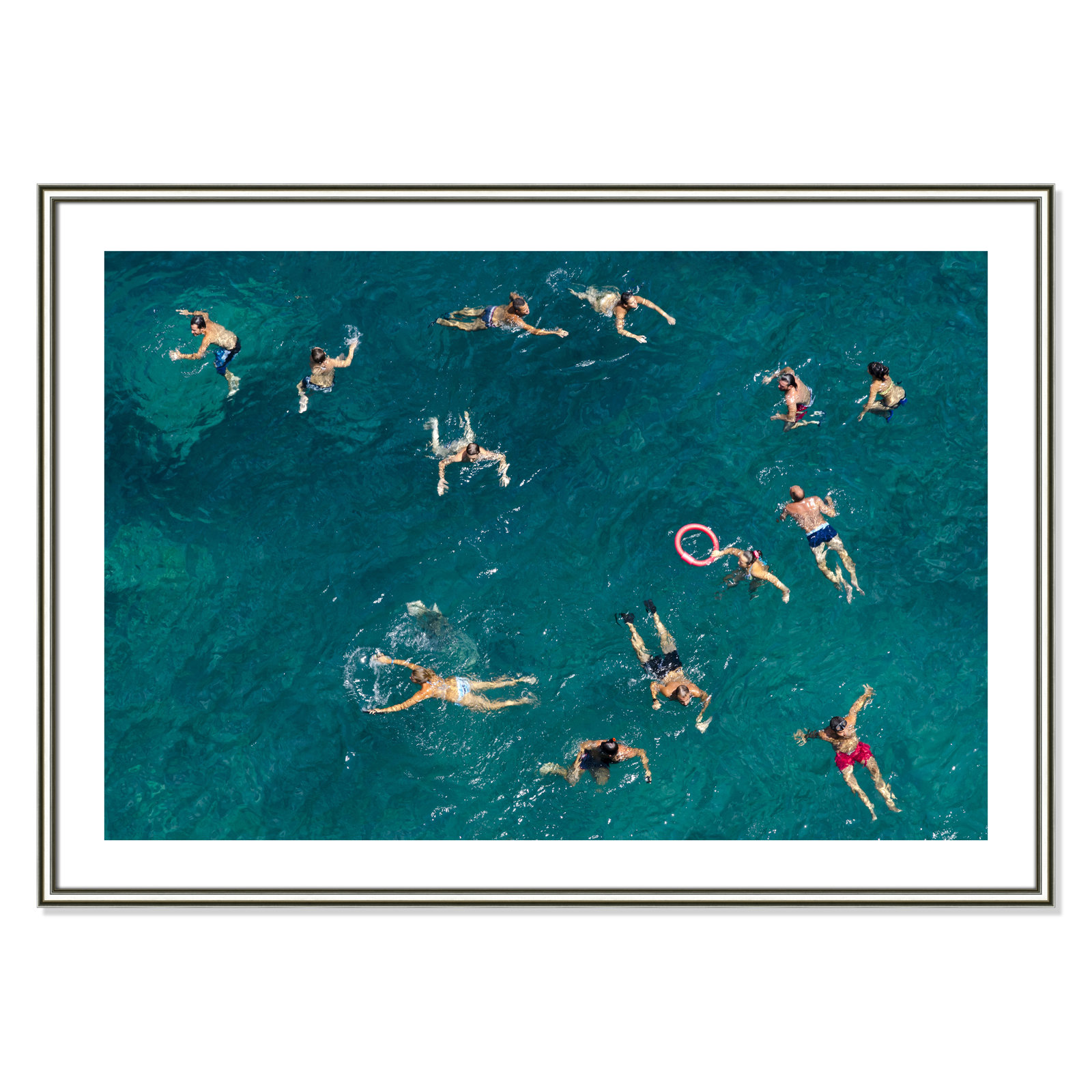 Tonti - Photograph Print, 29.5" H x 41.5" W x 0.88" D, Silver Framed Paper