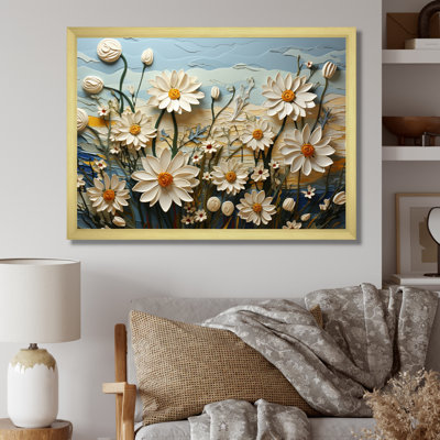 Daisies Daisy Delight II - Daisies, reproduction d'art encadrée