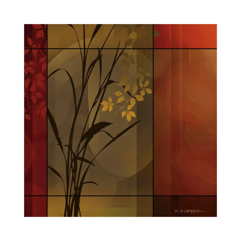 Floral Warmth by Edward Aparicio - Wrapped Canvas Gallery-Wrapped Canvas Giclée, 45.72 cm H x 45.72 cm W x 1.91 cm D