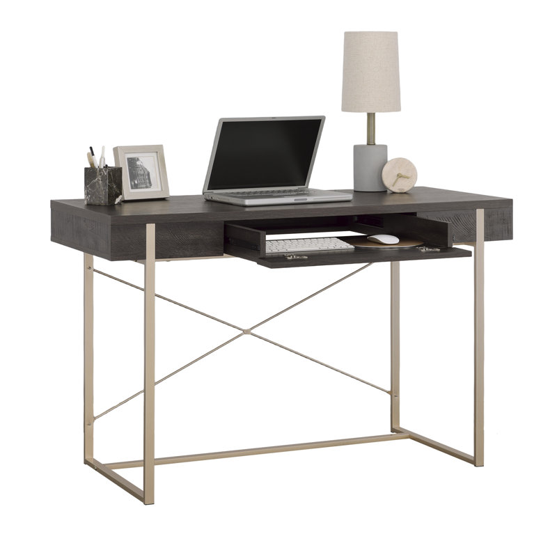 Writing Desk, Dark Brown Finish