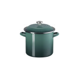 Le Creuset Enamel-On-Steel Stockpot With SS Knob, 10 Qt., White