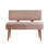 Table de bout moderne 43,3 po x 32,5 po x 15,7 po | 100% panneau de particules enduit de mélamine, épaisseur: 0,7 pouce | Pieds en PVC durable, hauteur: 12,2 pouces | Conception élégante de couleur unie pour les espaces de vie contemporains et les bureaux