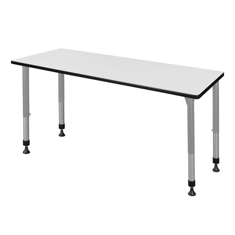 Table de formation réglable en hauteur Kee, Érable, L 60 po x P 30 po