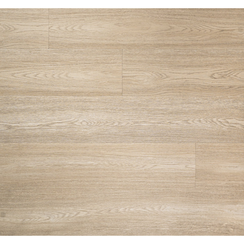Grovehaven 9 in. x 48 in. 5mm 20mil Waterproof Rigid Core Luxury Vinyl Plank Flooring, Parchment Pavilion