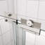 Porte de douche de baignoire, porte coulissante, avec verre trempé de 1/4 po et 56-60 po x 58 po-111670857