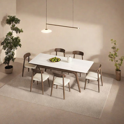 Ensemble de table de salle à manger en frêne