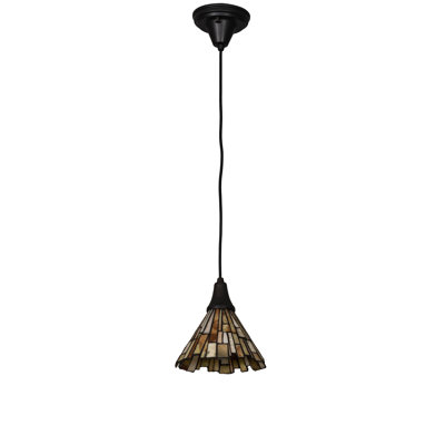 Luminaire suspendu conique à 1 lumière Silve