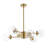Dilley 6 - Light Dimmable Sputnik Modern Linear Chandelier-1496037446-1585562973