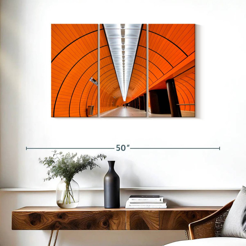 Nicci Empty Marienplatz Station, 24" H x 38" W