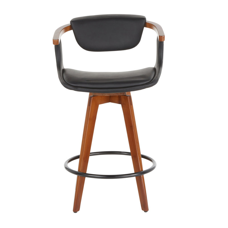 Contemporary Counter Stool, Noir