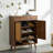 34.6*13.7*43 Inches Multi-Functional Mdf Shoe Cabinet With 2 Drawers And Shelves, Fits Into Nordic, Japanese, And Industrial Style Interiors-1251317296