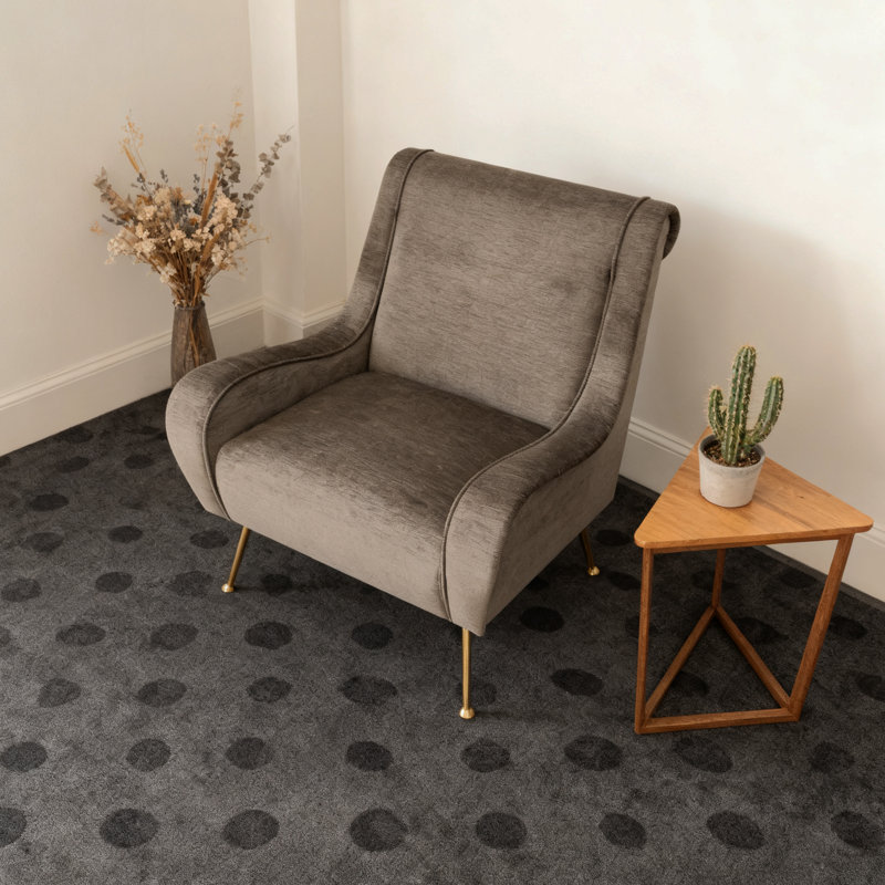 Chaise d'appoint Modern, Bronze doré