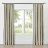 Reverie Striped Curtain Panel In Sand