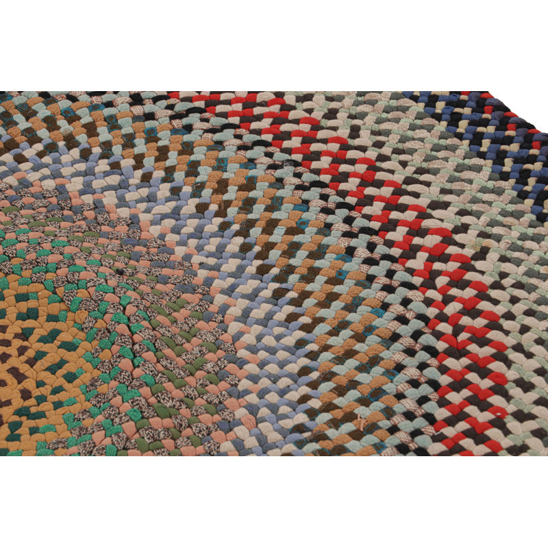 One-of-a-Kind Oval 4’1”x4’11” Area Rug