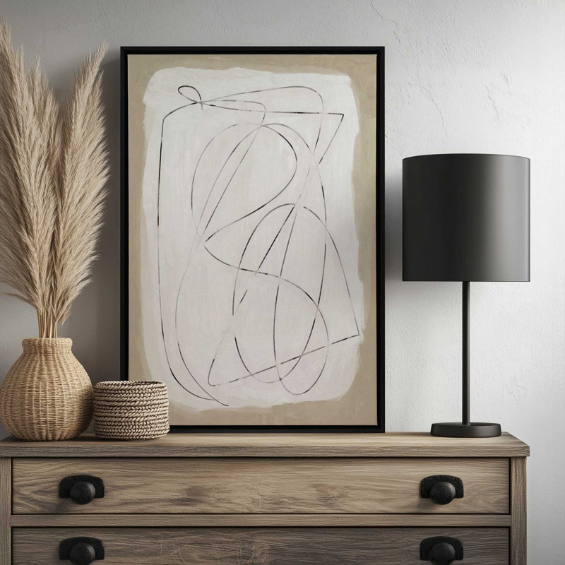 Format par Garima Dhawan, reproduction d'art, Noir, Cadre flottant, H 16 po x l 12 po