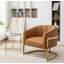 Fauteuil demi-tonneau rembourré l 30 po Romy-1182314355