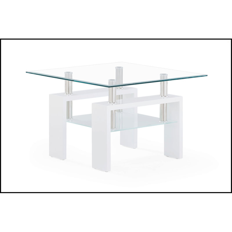 Zuma End Table, White