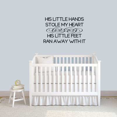 Text & Numbers Non-Wall Damaging Wall Decal