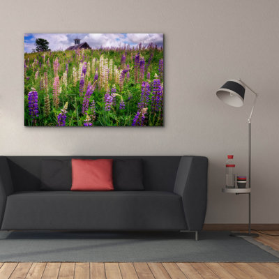 Toile épique Graffiti «Spring Blooms In Maine» par Rick Berk, 60 po x 40 po
