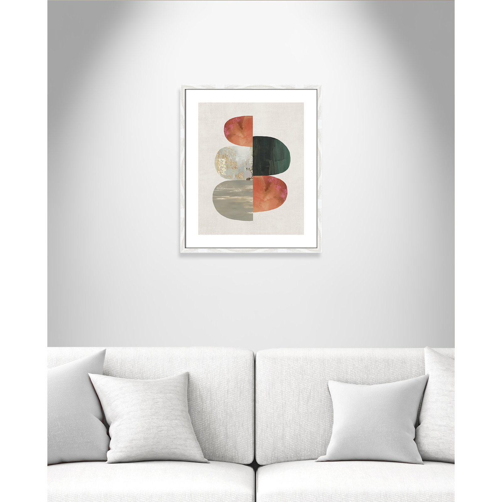 Evolving Energy II by Tom Reeves - Print, Framed Print, 25.5" H x 21.5" W, White Wood
