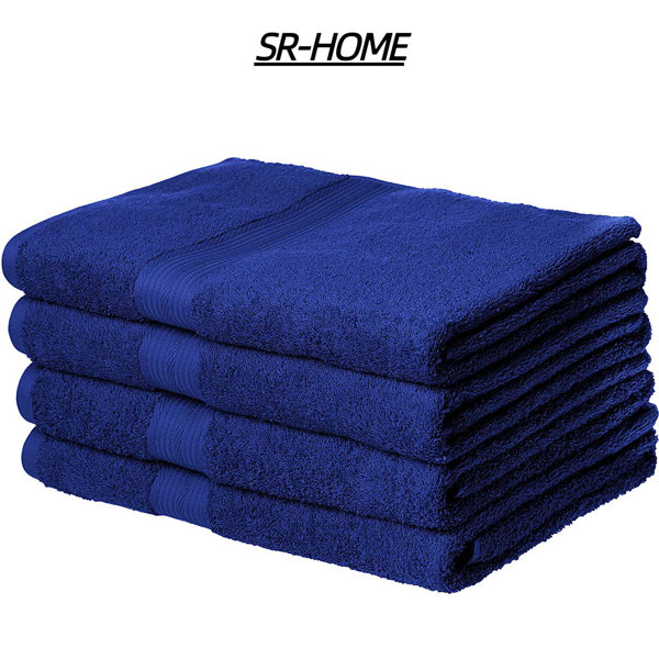 SR-HOME 4 Piece Bath Towel Set