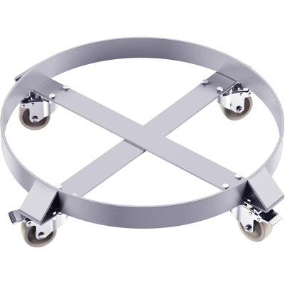 55 Gallon Drum Dolly,Drum Heavy-Duty Steel Dolly