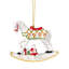 Villeroy & Boch - Christmas Classics Ornament Christmas Rocking Horse 2026 Gold, Limited, Premium Porcelain Christmas Decoration