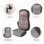 Coussin de voiture de massage gris Grey