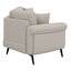 Canapé en chenille, canapé à siège profond confortable, canapé de futon surdimensionné à 3 places avec 2 coussins imprimés de 111 po-1290497667