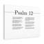 The Words Of The Lord Psalm 12 - Wrapped Canvas Print-1619749581