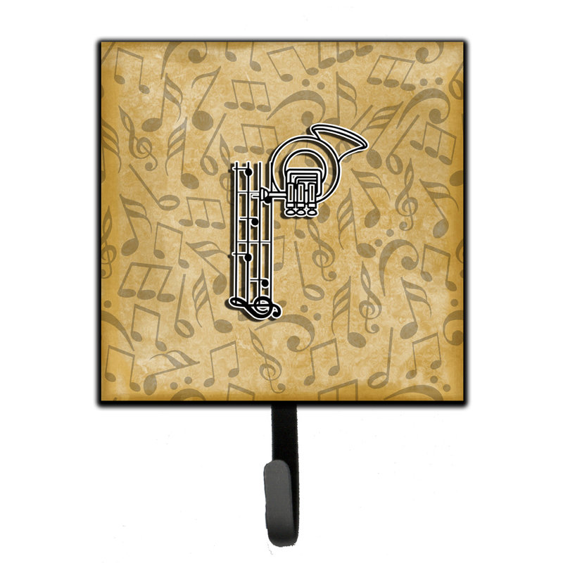Porte-garde-bûche et crochet mural musical instrument, P