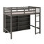 Lit mezzanine double avec tablettes-1057902595