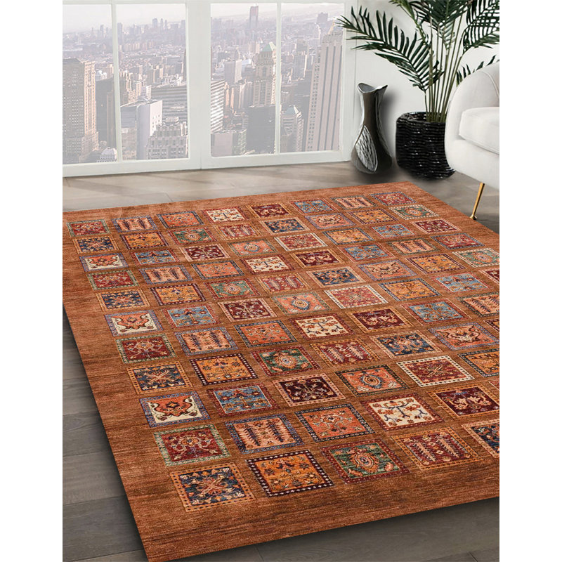 Tapis abstrait moderne 3697, Rond 3 pi