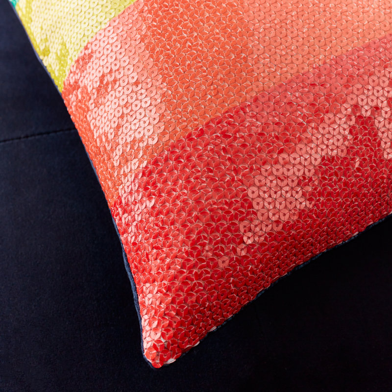 Abstract Rectangular Lumbar Cushion, Pillow Cover Only - No Insert