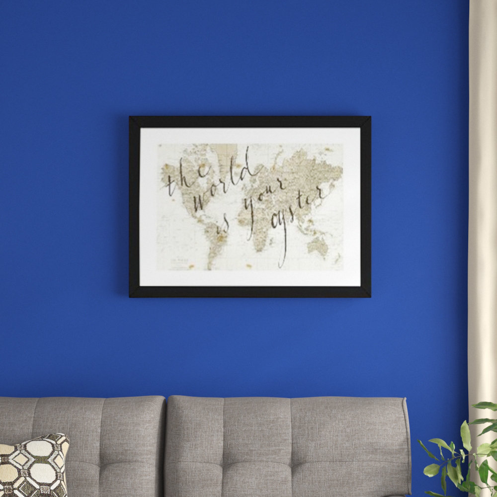 " The World Is Your Oyster " by Sara Zieve Miller East Urban Home 