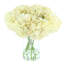 Hortensias disposés dans un vase en verre-1202395650