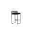 Beachley Upholstered Counter Stool with Metal Frame