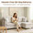L-Shape 81" Wide Space-Saving Sleeper Sofa Upholstered Pull-Out Sofa Bed-685418713