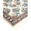 Tapis de couloir unique en laine noué à la main de style nouvel âge 2 pi 6 po x 14 pi Hayner en ivoire / bleu / rouge