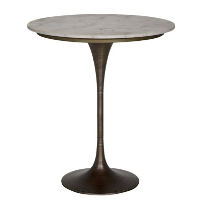 Table de bar Joni, laiton vieilli