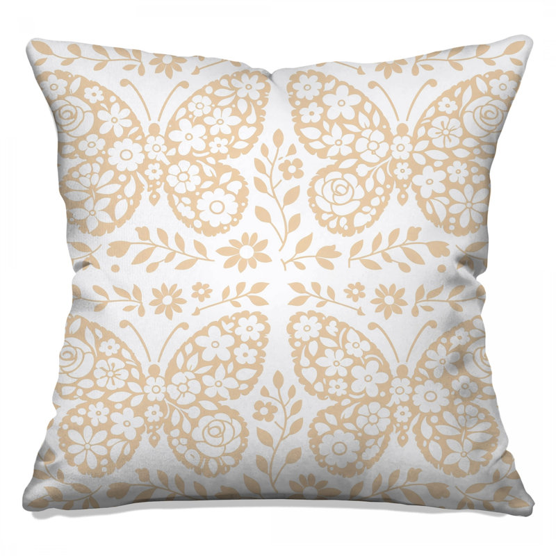 Coussins décoratifs à motif floral, 16 x 16 inches
