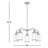 Leyden 5-Light Dimmable Metal Chandelier 