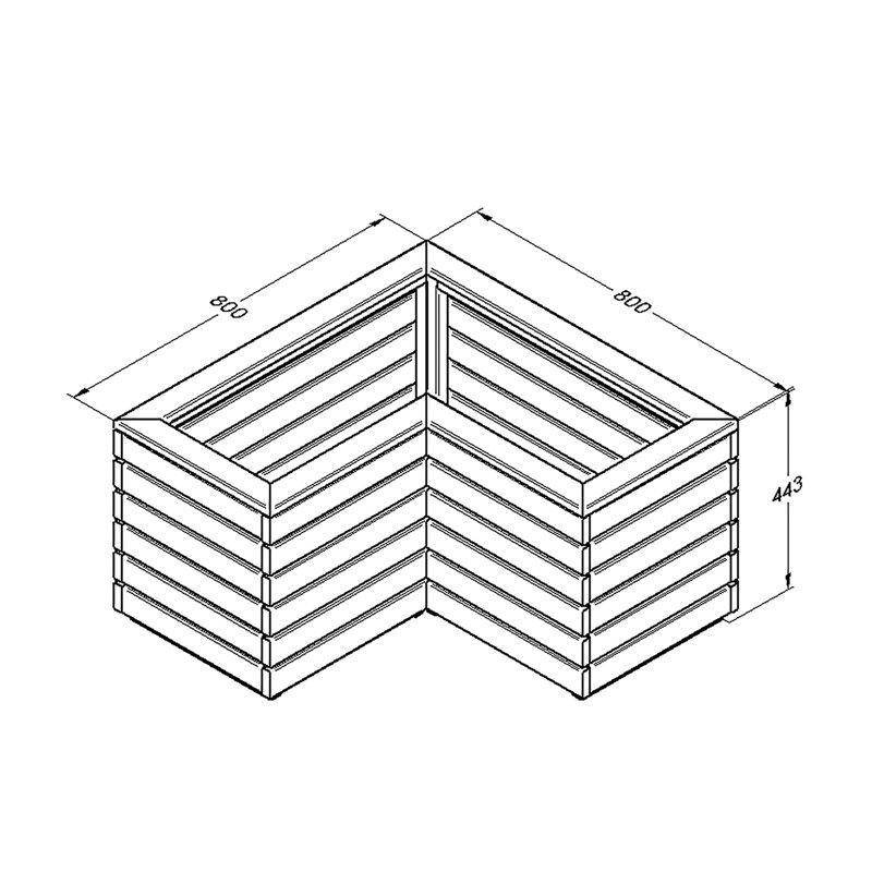 Wood Planter Box