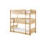 Ensemble de chambre à coucher à 3 lits superposés Hiral
