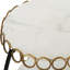 Chainlink Marble End Table