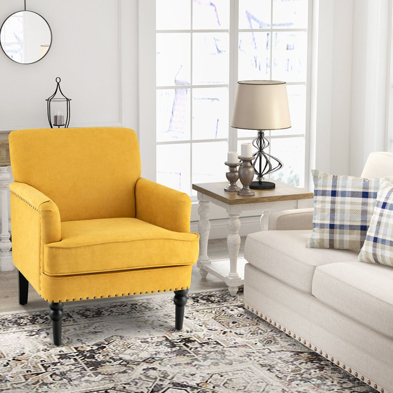 Fauteuil Kincheloe, Mélange de polyester jaune