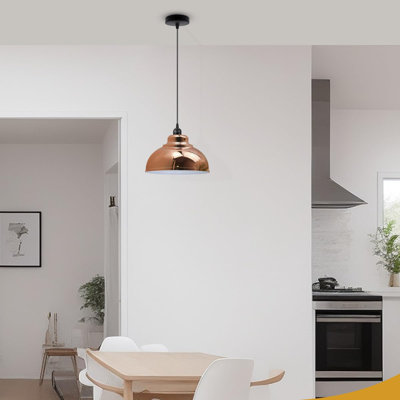 17cm H Metal Dome Lamp Shade