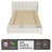 Knightdale 0.68" Extra Heavy Duty Horizontal Mattress Support Wooden Bunkie Board/Slats-336136973
