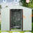 6Ft X 5Ft Outdoor Metal Storage Shed In White - Galvanized Iron Frame, Protected Surface, Airy Vents, Sliding Door With Padlock, Easy Assembly Tutorial Frame For Robustness, Panels, Punched-127322499